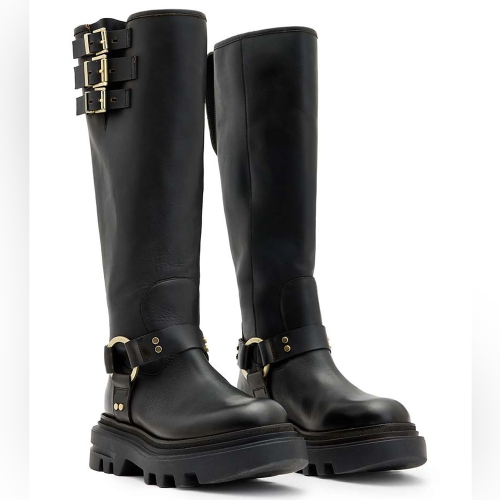 AllSaints Jade moto biker boots